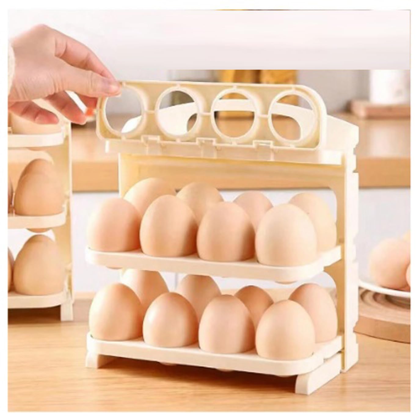 3 Layer Flip Egg Rack |š„FLAT 50% OFF SALEš„