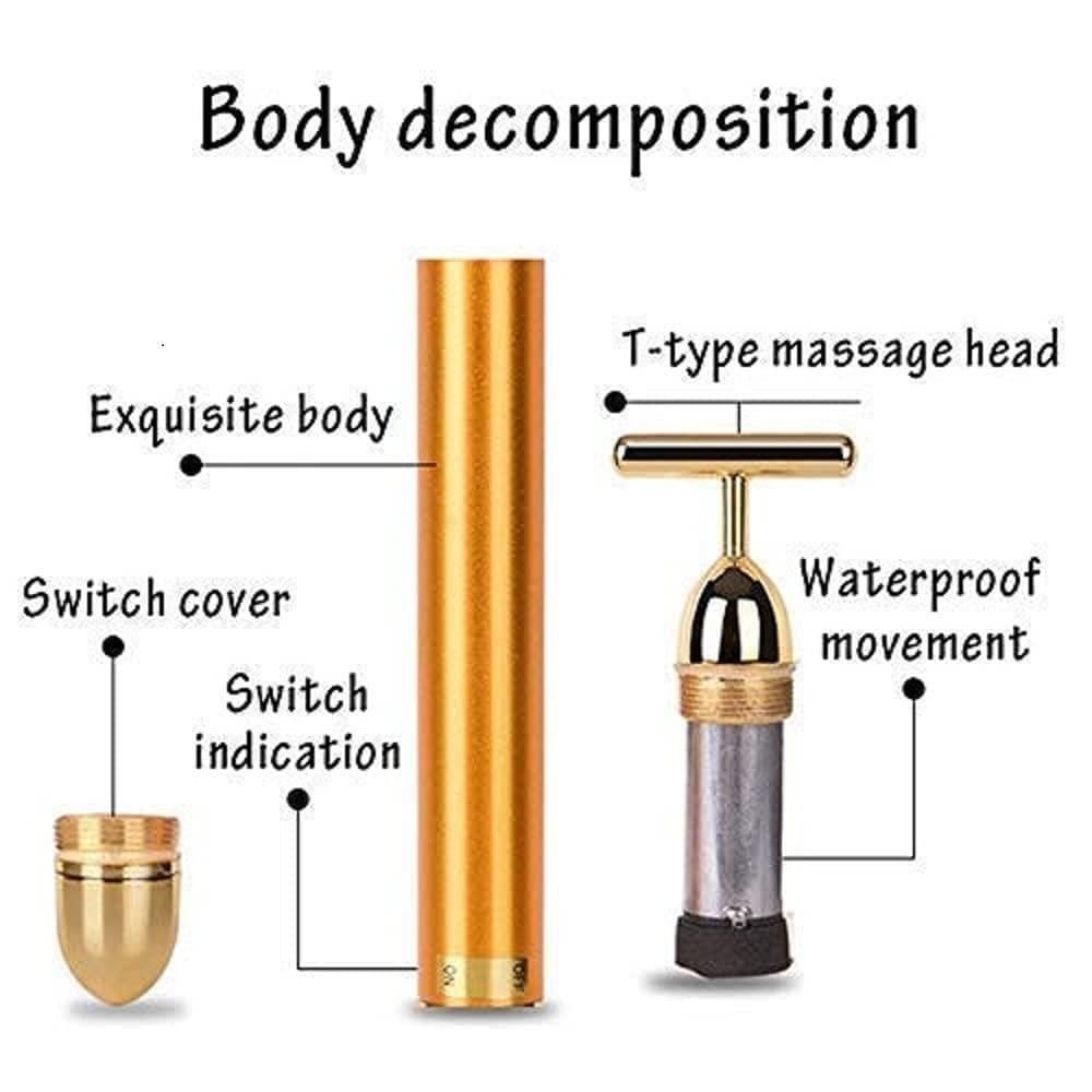 24K Gold Facial Massage Electric Roller | š„FLAT 61% OFF SALEš„