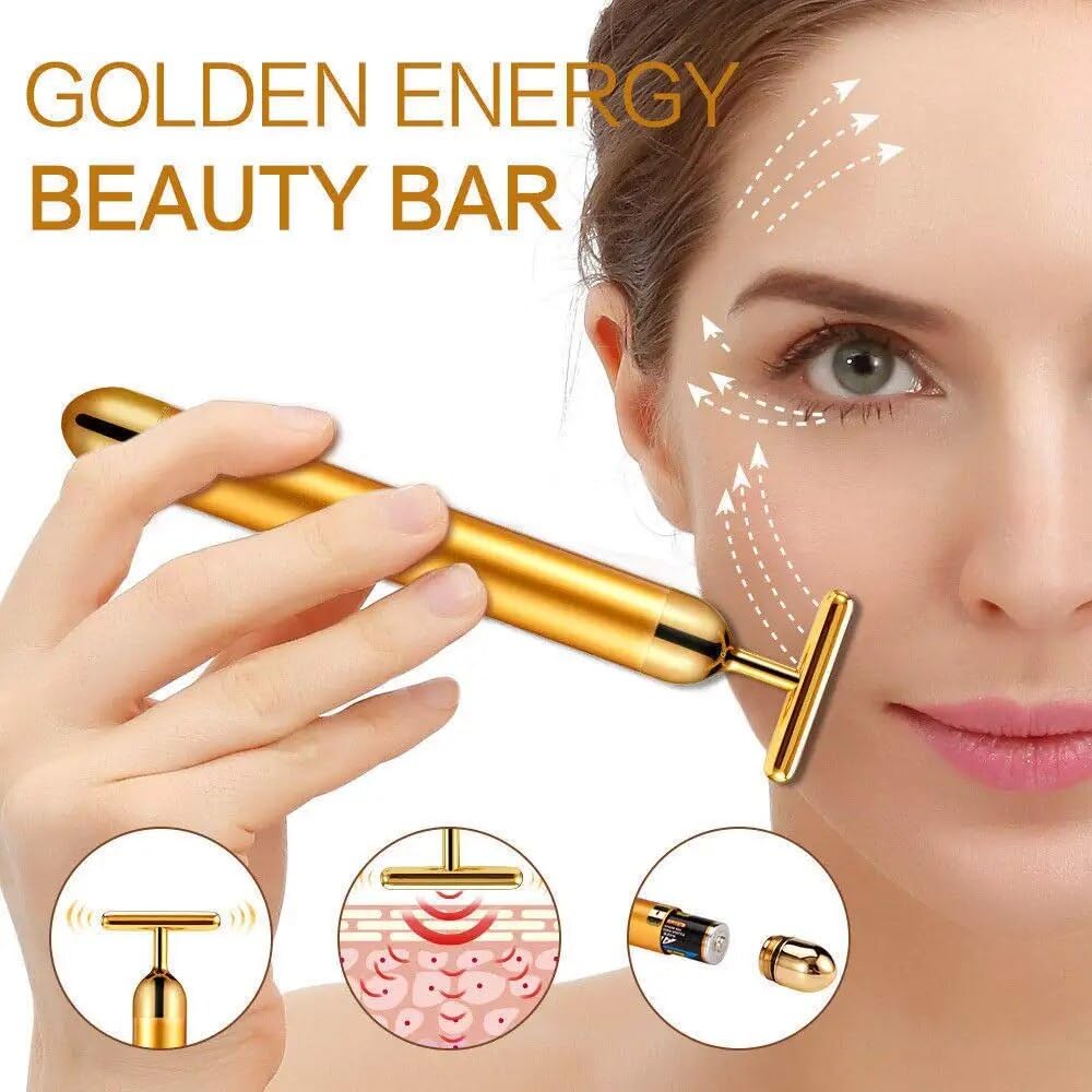 24K Gold Facial Massage Electric Roller | š„FLAT 61% OFF SALEš„