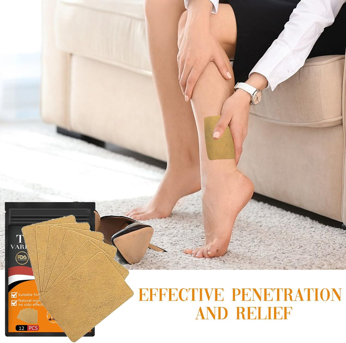 VeinEase⢠-Turmeric Varicose Vein Patches | š„FLAT 50% OFF SAVINGš„