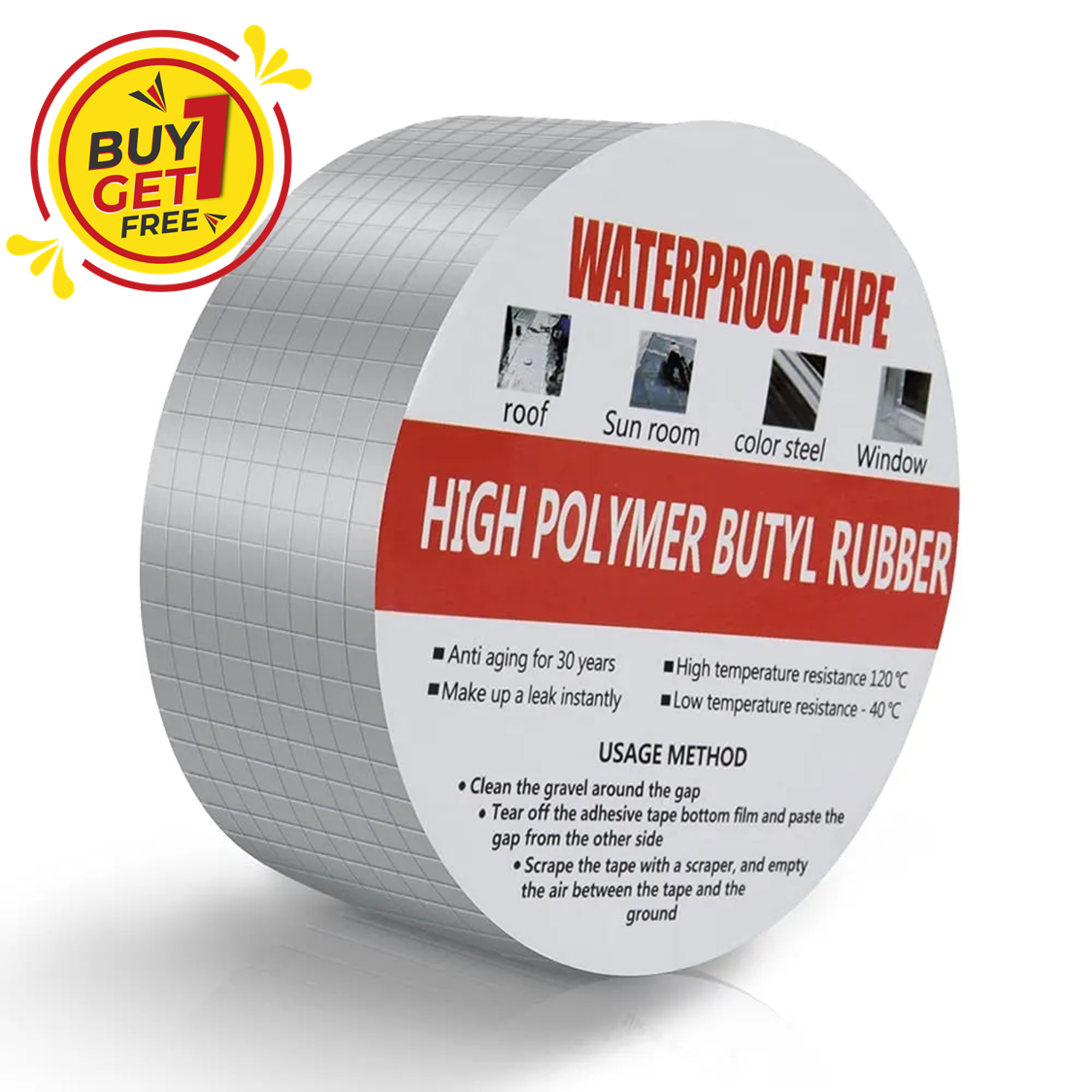 Waterproof Aluminum Foil Tape ( Buy 1 Get 1 Free )π₯π₯